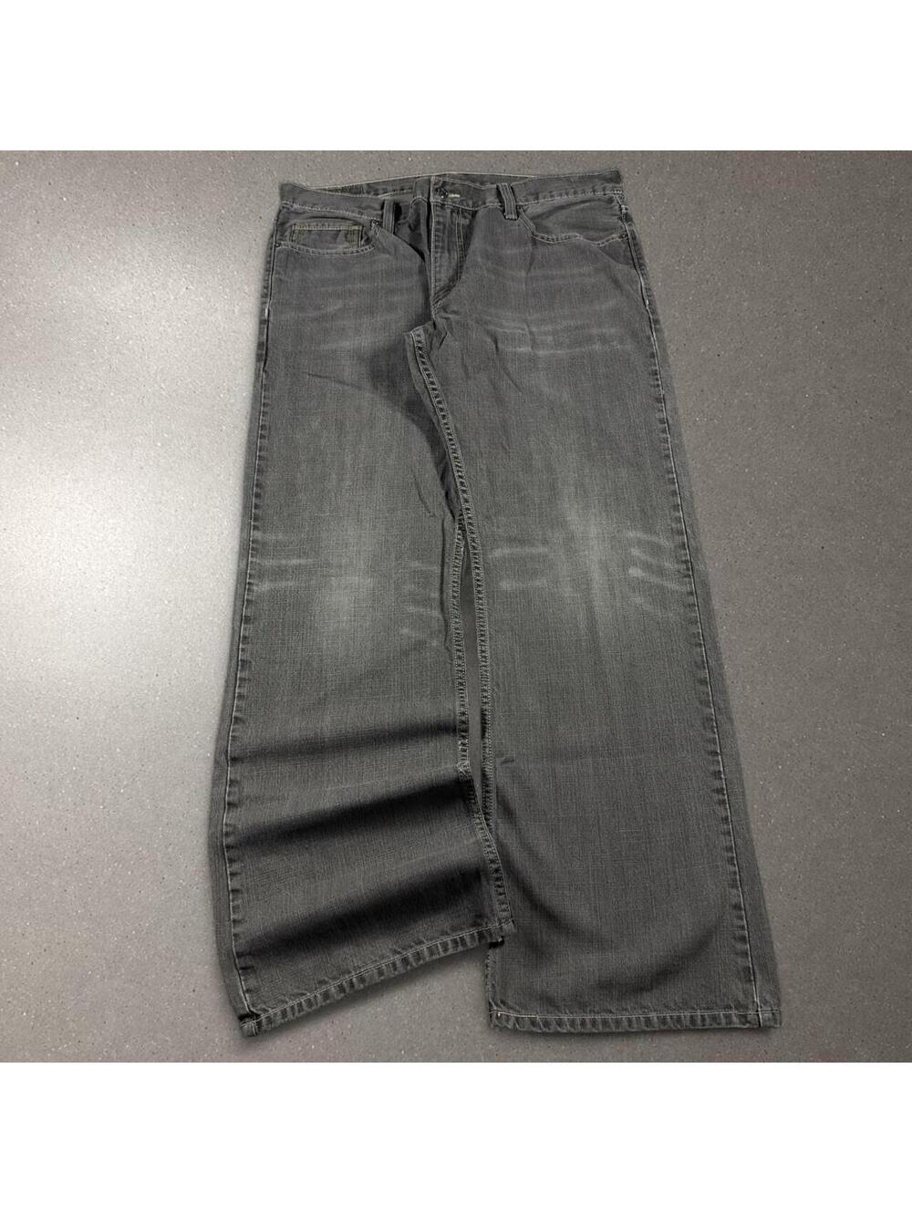 Vintage Y2K grunge Levi’s 527 gray baggy bootcut jeans - fits 36x31!